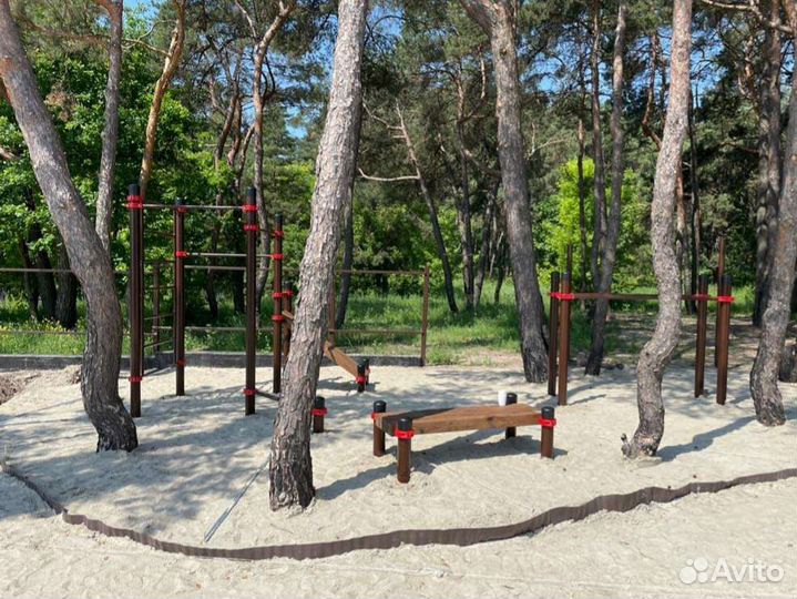 Турник уличный и брусья