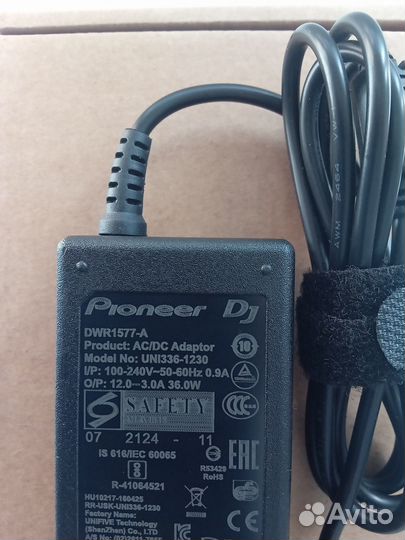 Адаптер питания для Pioneer XDJ-RR (12V 3A 36W)