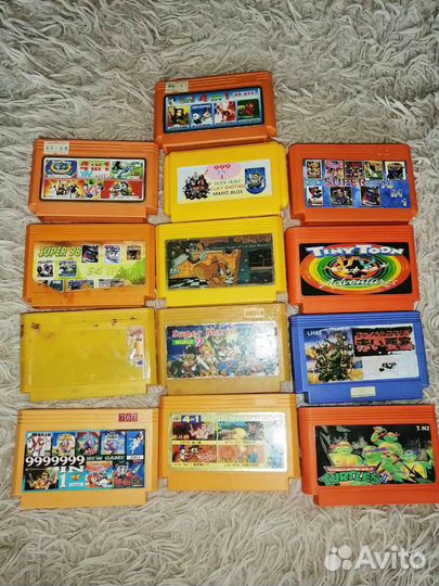 Картриджи и платки для Dendy