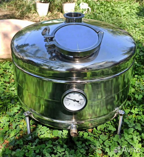 Перегонный куб 30л. из пивной кеги, люк4