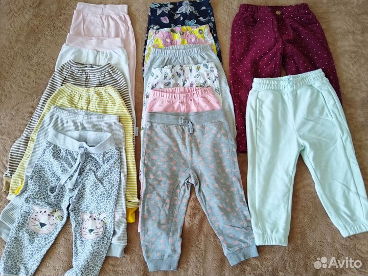 Вещи пакетом на девочку 80 -92