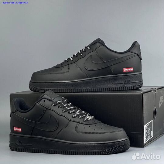 Кроссовки Nike Air Force 1 Low & Supreme (Арт.72221)