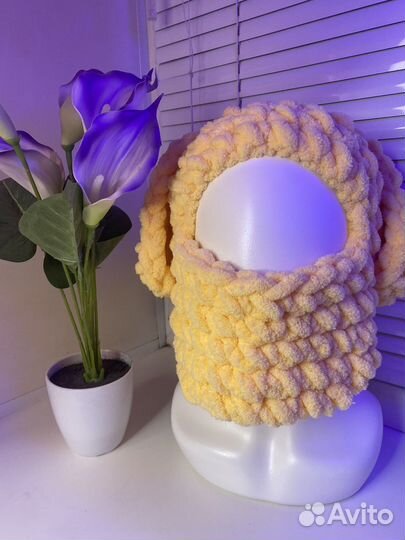 Комплект шапка и шарф