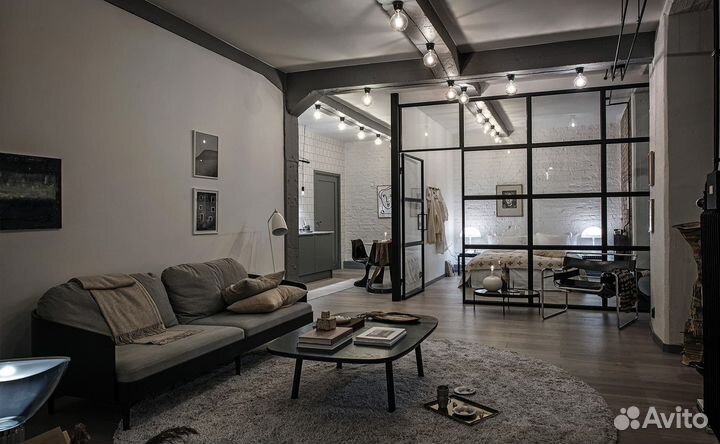 Мeжкомнaтные пeрегородки в стиле Loft