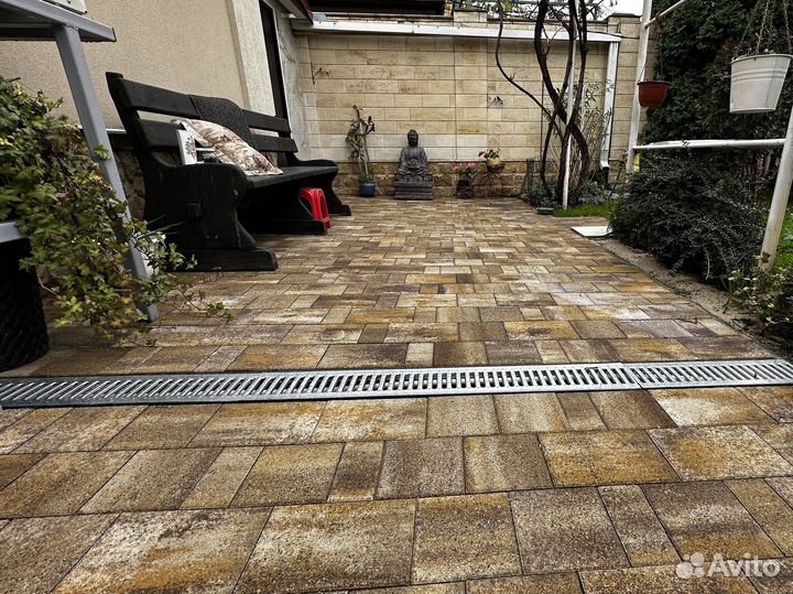 Тротуарная плитка вибропрессованная