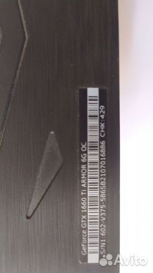 Видеокарта msi gtx 1660 ti
