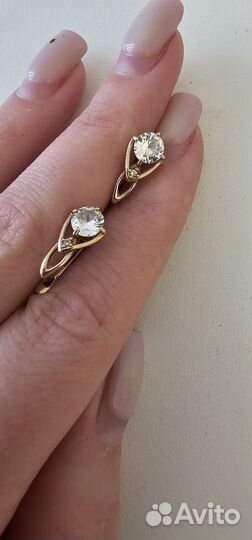 Серьги серебро 925