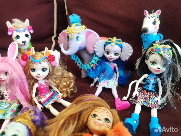 Куклы Enchantimals с питомцами