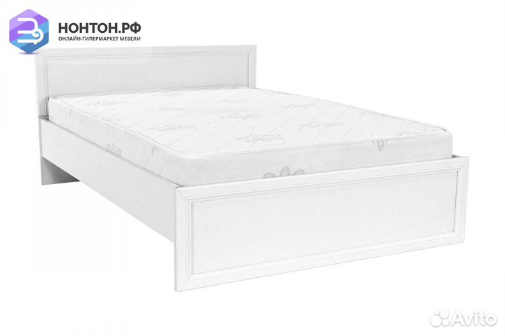 Кровать Классика 0.9 м белый