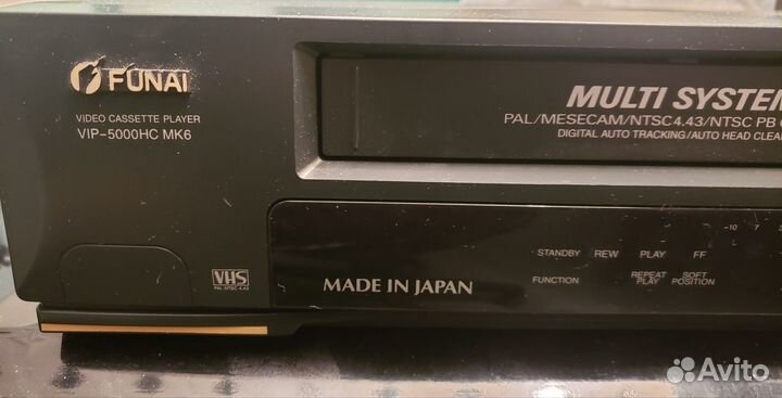 Видеоплеер кассетный Funai VIP-5000HC мк-6