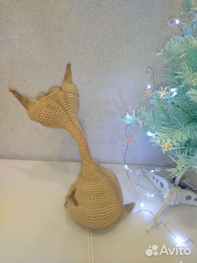 Кот Сиам вязаная игрушка хэндмейд