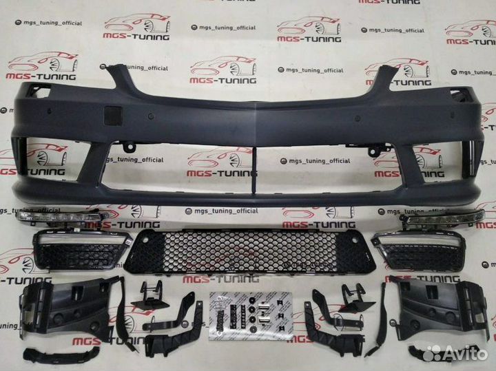 Бампер передний Mercedes s-class w221 s63 AMG
