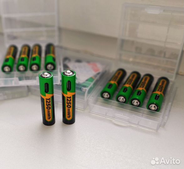 Аккумулятор AAA (аа) 1,5 В с USB type-c