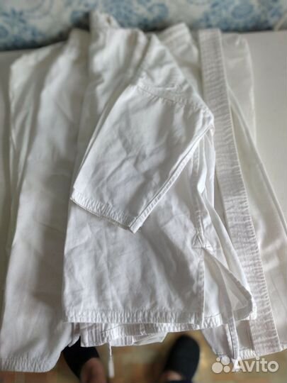 Кимоно для каратэ детское, рост 130, 100 хлопок