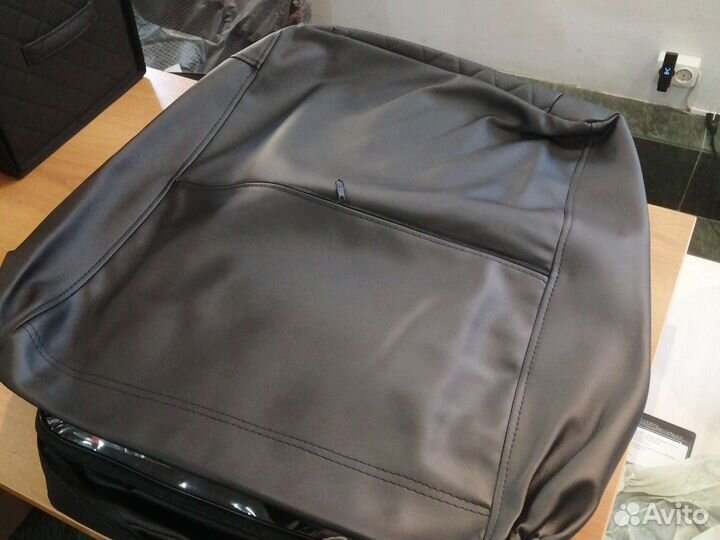 Чехлы для Renault Duster 2015-2021 г. Ромб черный