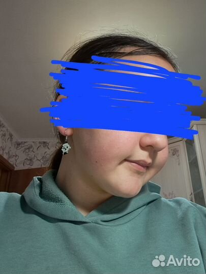 Серьги с черепом