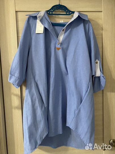 Новая кофта рубашка большого размера 58
