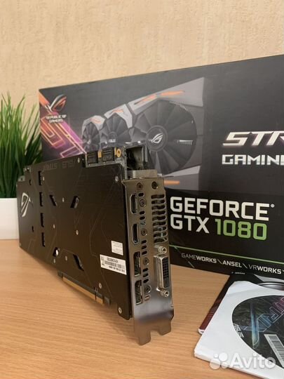 Видеокарта asus rog strix gtx 1080 8gb