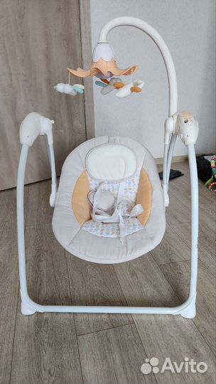 Детские электронные качели бу
