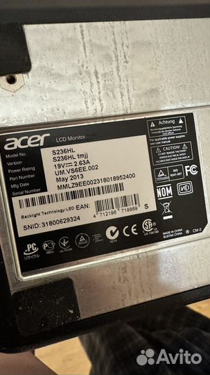 Монитор для компьютера acer