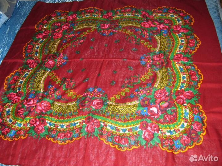 Платок большой,120 на 120 см Япония