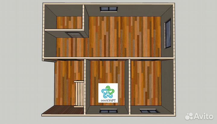 Глемпинг, Дачный дом