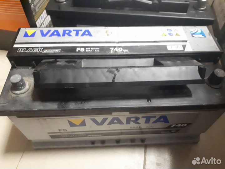 Varta F5 88Ah 740A, б/у аккумулятор