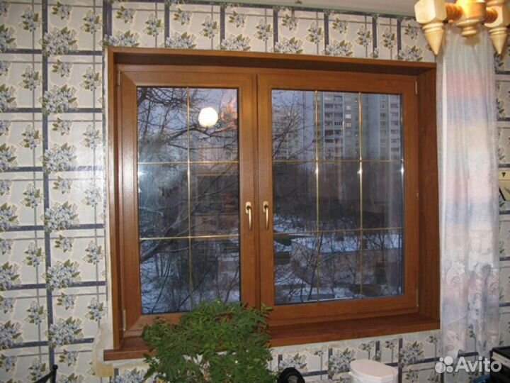 Ламинированные окна и двери пвх