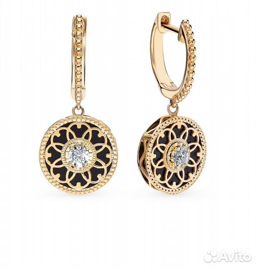 Золотая серьга одна