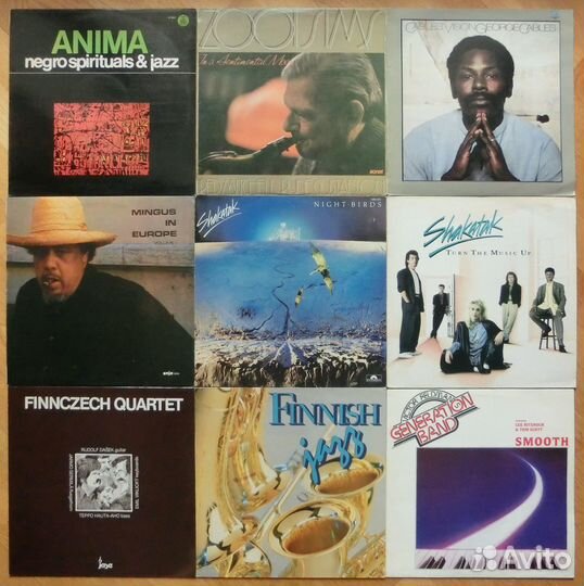 Виниловые пластинки Jazz