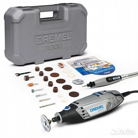 Гравер электрический dremel 3000 с 25 насадками