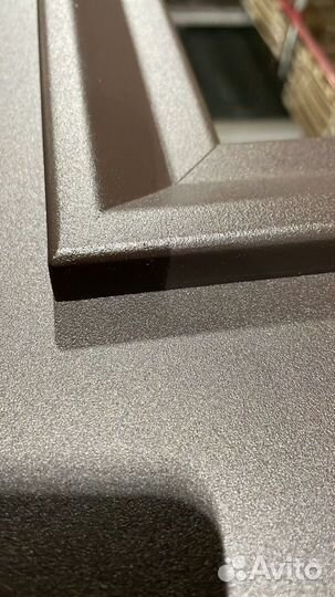 Дверь Аляска премиум 3К RAL 8019 с греющим кабелем