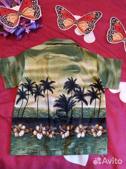 Рубашка для мальчика хлопок 68