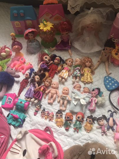 Игрушки пакетом для девочки