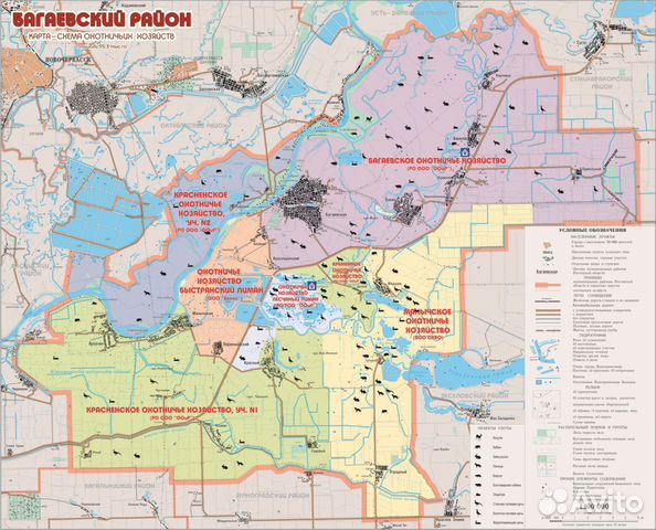 Карта охотугодий ростовская область