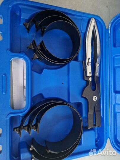 Оправки установки поршневых колец с клещами