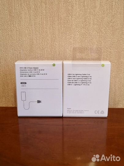 Зарядка Apple 20W + кабель (новые)