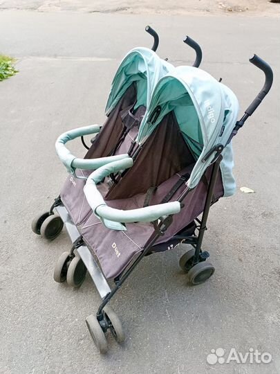 Коляска трость для двойни/погодок