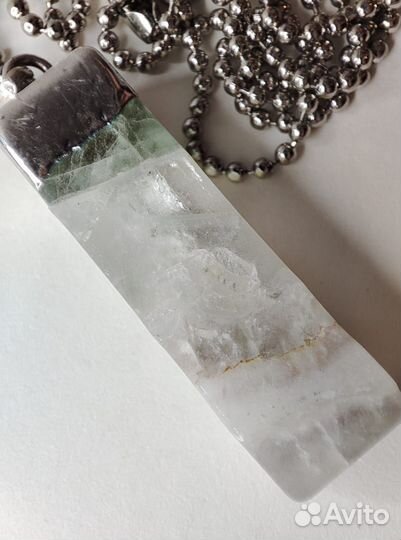 Флюорит кулон на цепочке