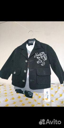 Костюм тройка плюс рубашка для мальчика 2, 3 лет