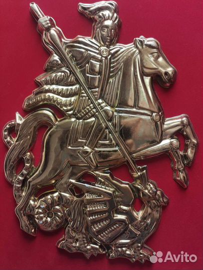 Герб Москвы/России с гальванопластикой