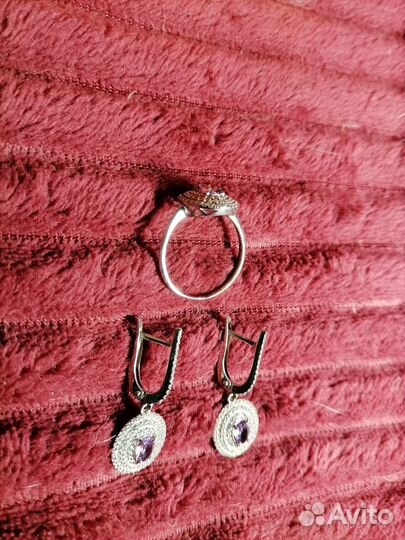 Серебряные серьги