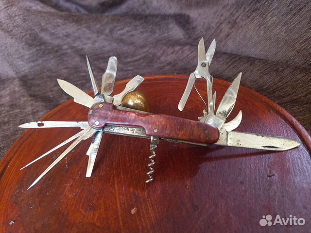 Старинный перочинный ворсовский нож СССР