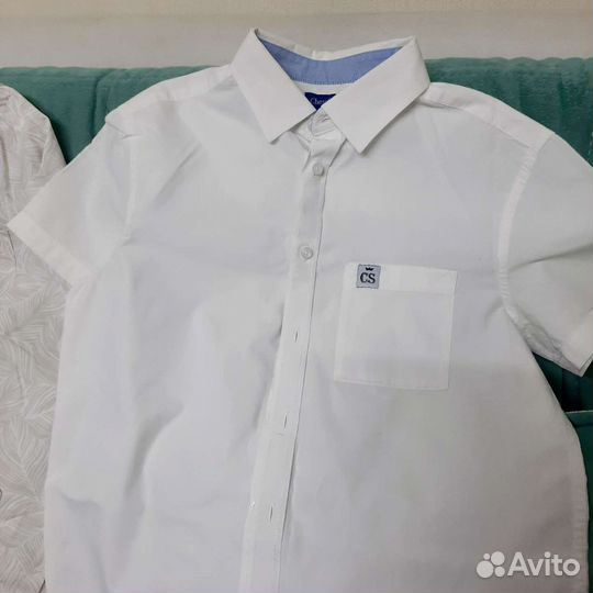 Рубашки для мальчика 3 шт и кофта пакетом 152-158