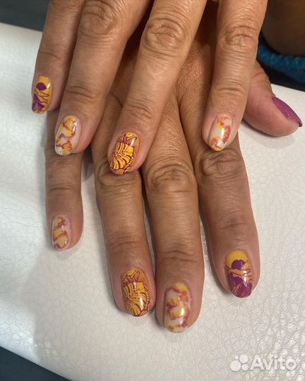 Маникюр с покрытием гель лак
