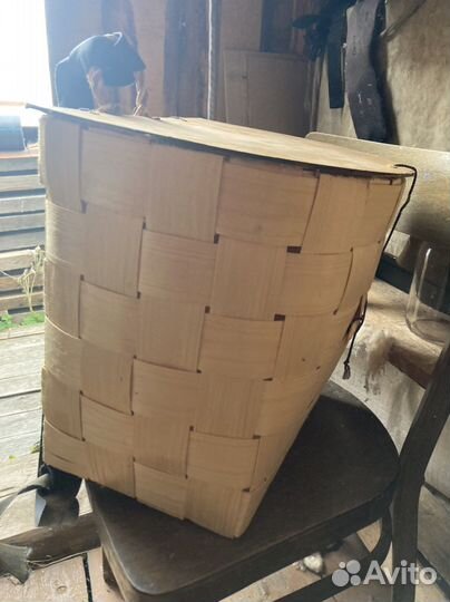 Корзинки натур дерево ель ручная работа