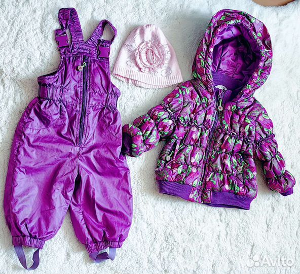 Большой пакет вещей и обуви для девочки 9-12 мес