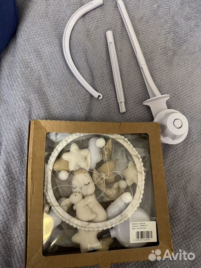 Мобиль из фетра музыкальный с подсветкой