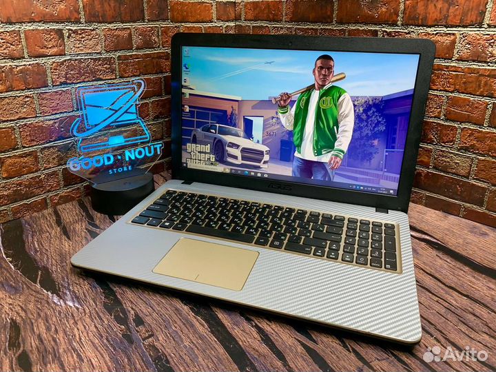 Игровой Asus 4 ядра GeForce 4GB 256SSD Full HD