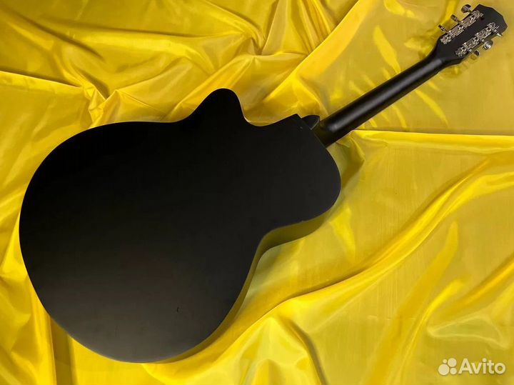 Гитара черная матовая 38 дюймов